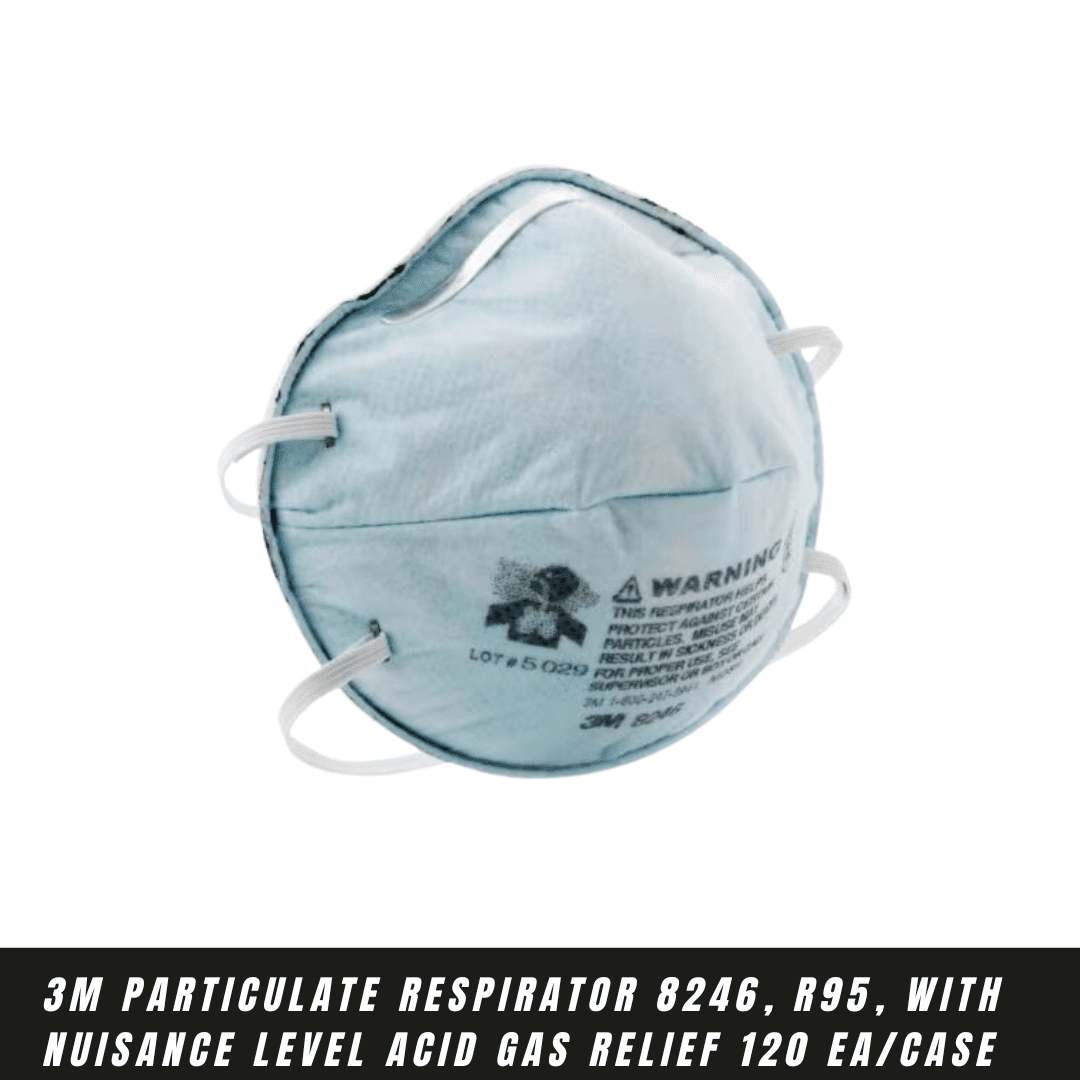 3M™ Particulate Respirator 8246, R95, with Nuisance Level Acid Gas
