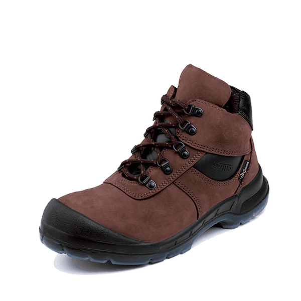 High Cut Leather Laced-up Shoes