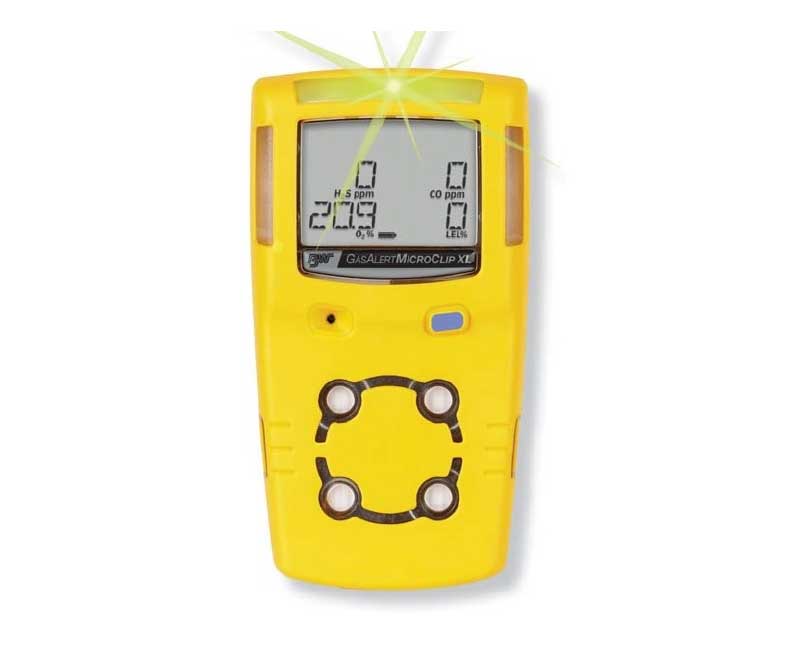 GasAlertMicroClip XL Multi Gas Detector - MCXL-XWHM-Y-OE